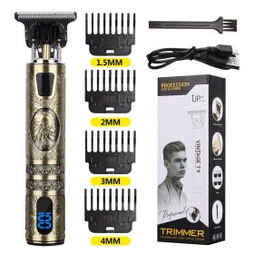 Cordless Hair Clippers Beard Trimmer Hair Cutting Barber Shaving Machine for Men(Must Provide A Hazardous Materials Shipping Label For Self-pickup By