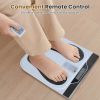TENS & EMS Foot Massager with 10 Modes & 50 Intensity Levels - Electric Foot Stimulator for Neuropathy