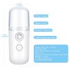 Portable Nano Facial Mist - Handy Steamer for Hydrating and Mist Hand Eyelash Extensions - 30ml USB Mist Handy Steamer for Facial Hydrating